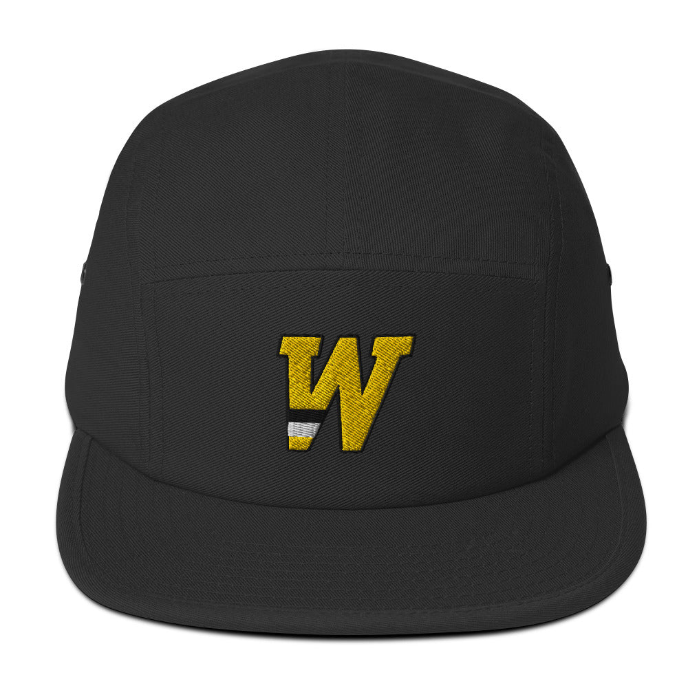 "W" Lacrosse Embroidered Five Panel Cap