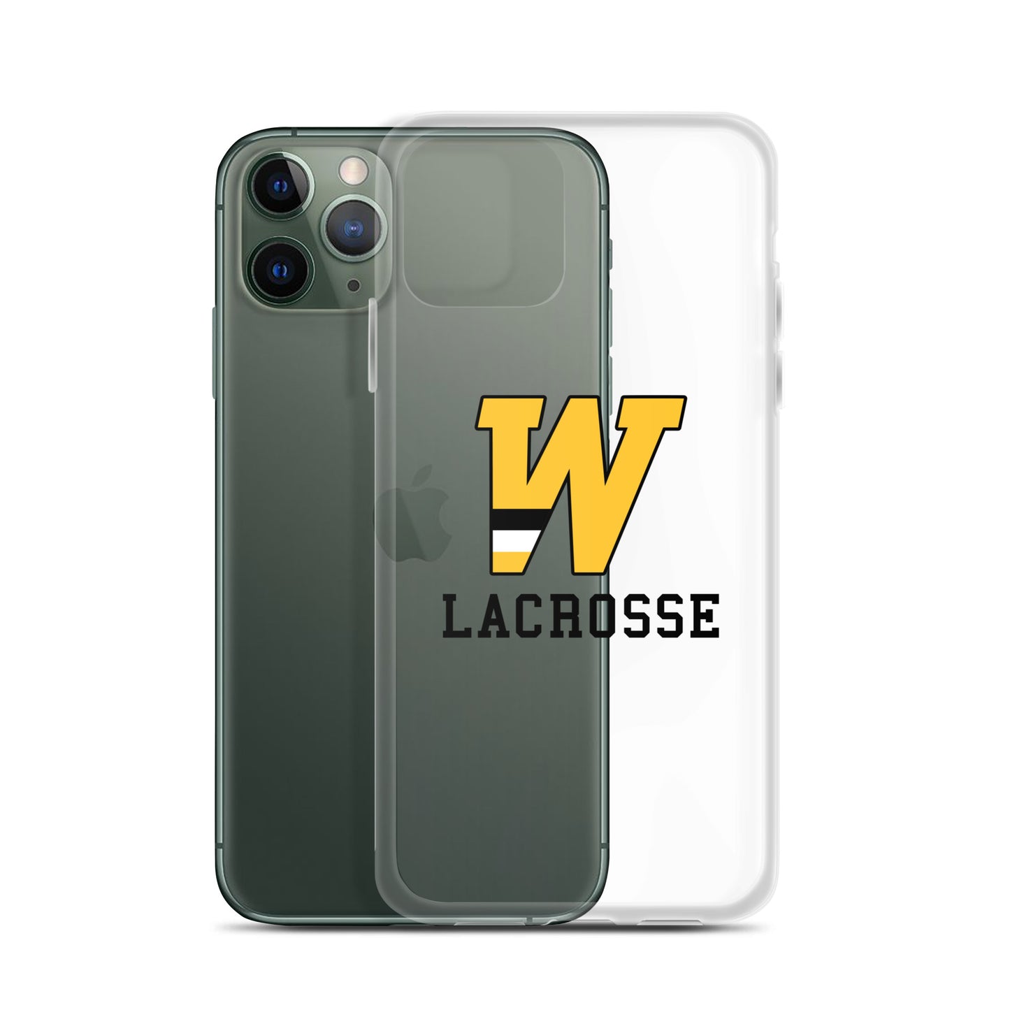 "W" Lacrosse Clear Case for iPhone®