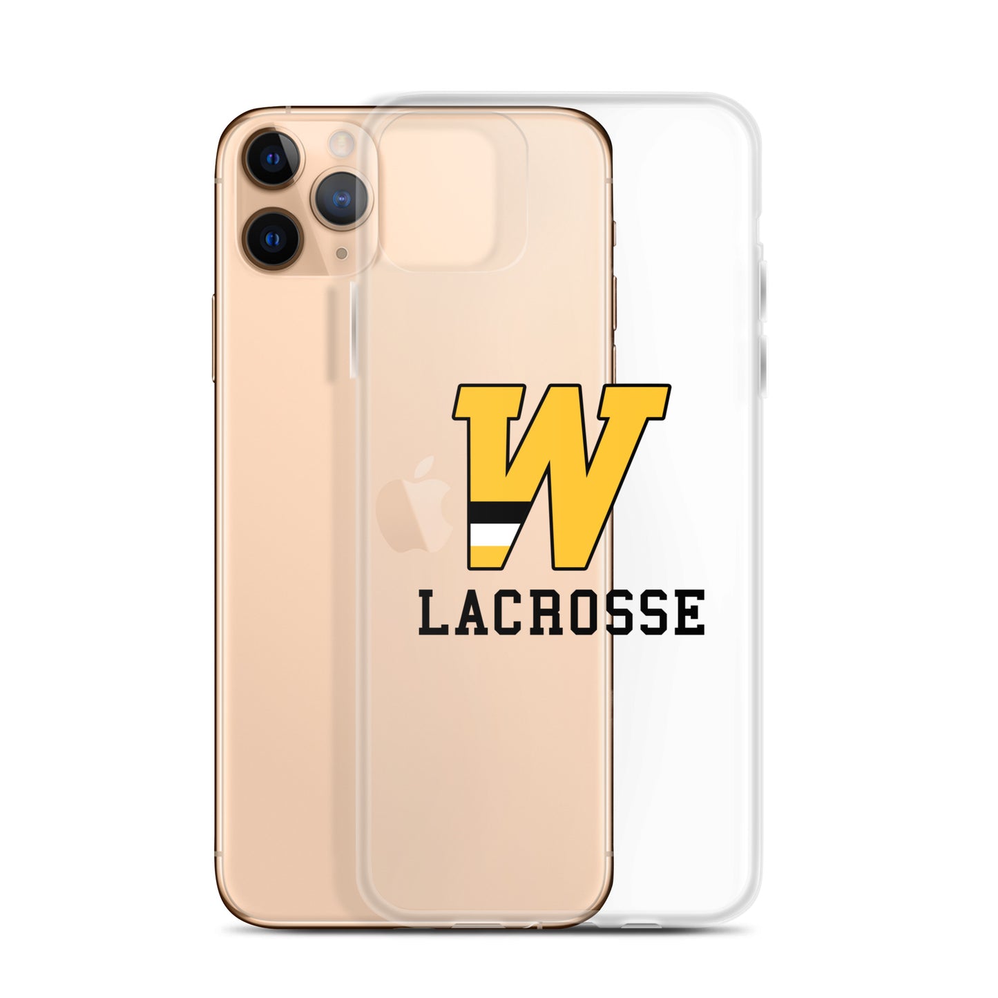 "W" Lacrosse Clear Case for iPhone®