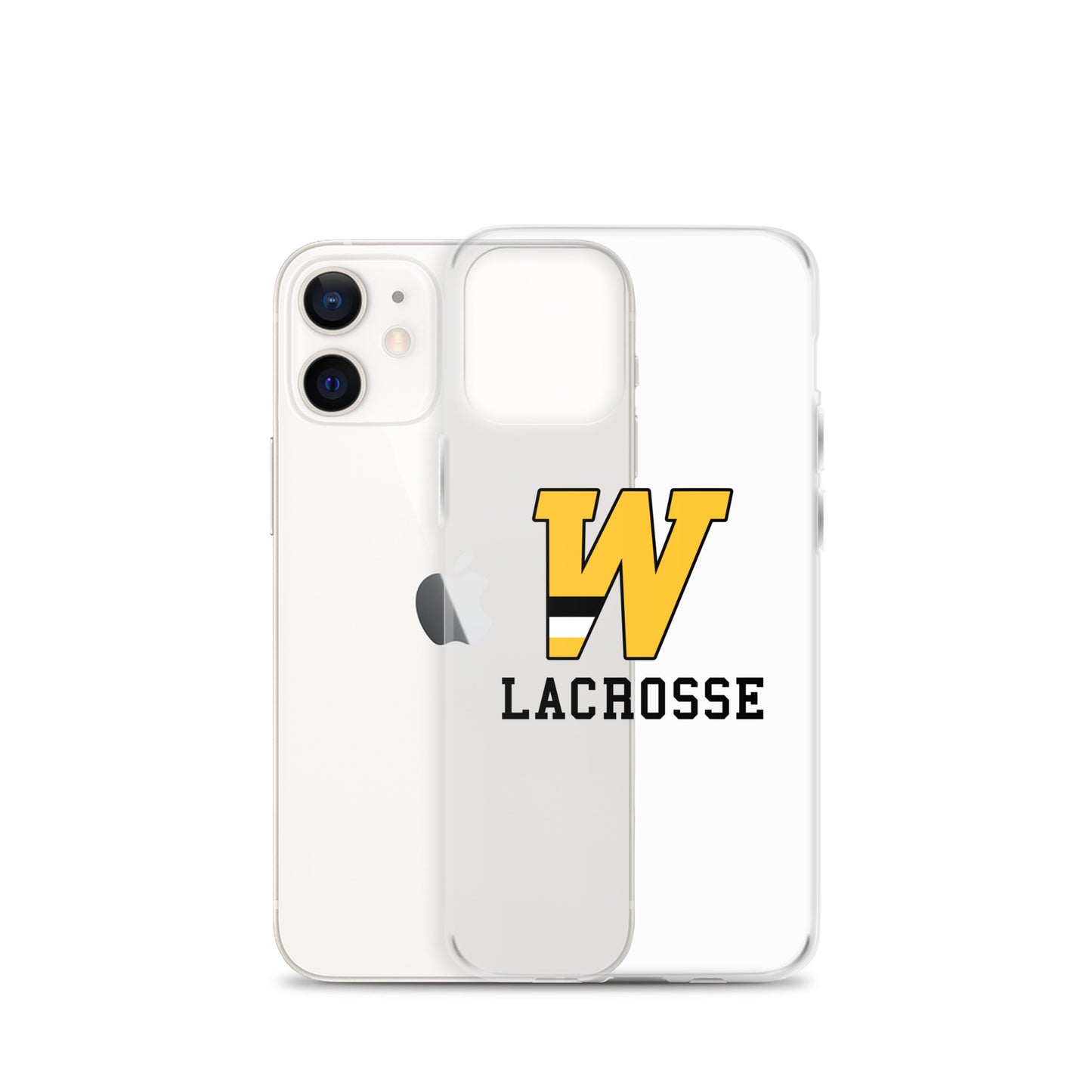 "W" Lacrosse Clear Case for iPhone®