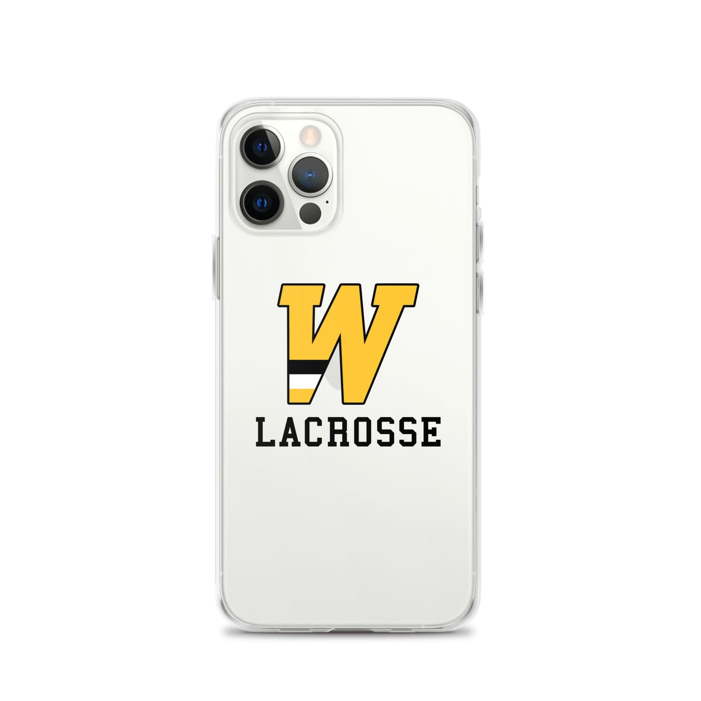 "W" Lacrosse Clear Case for iPhone®