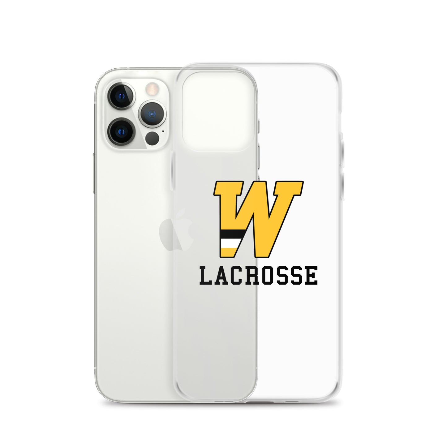 "W" Lacrosse Clear Case for iPhone®