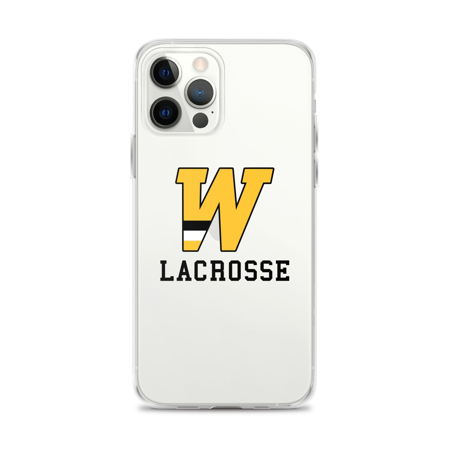 "W" Lacrosse Clear Case for iPhone®