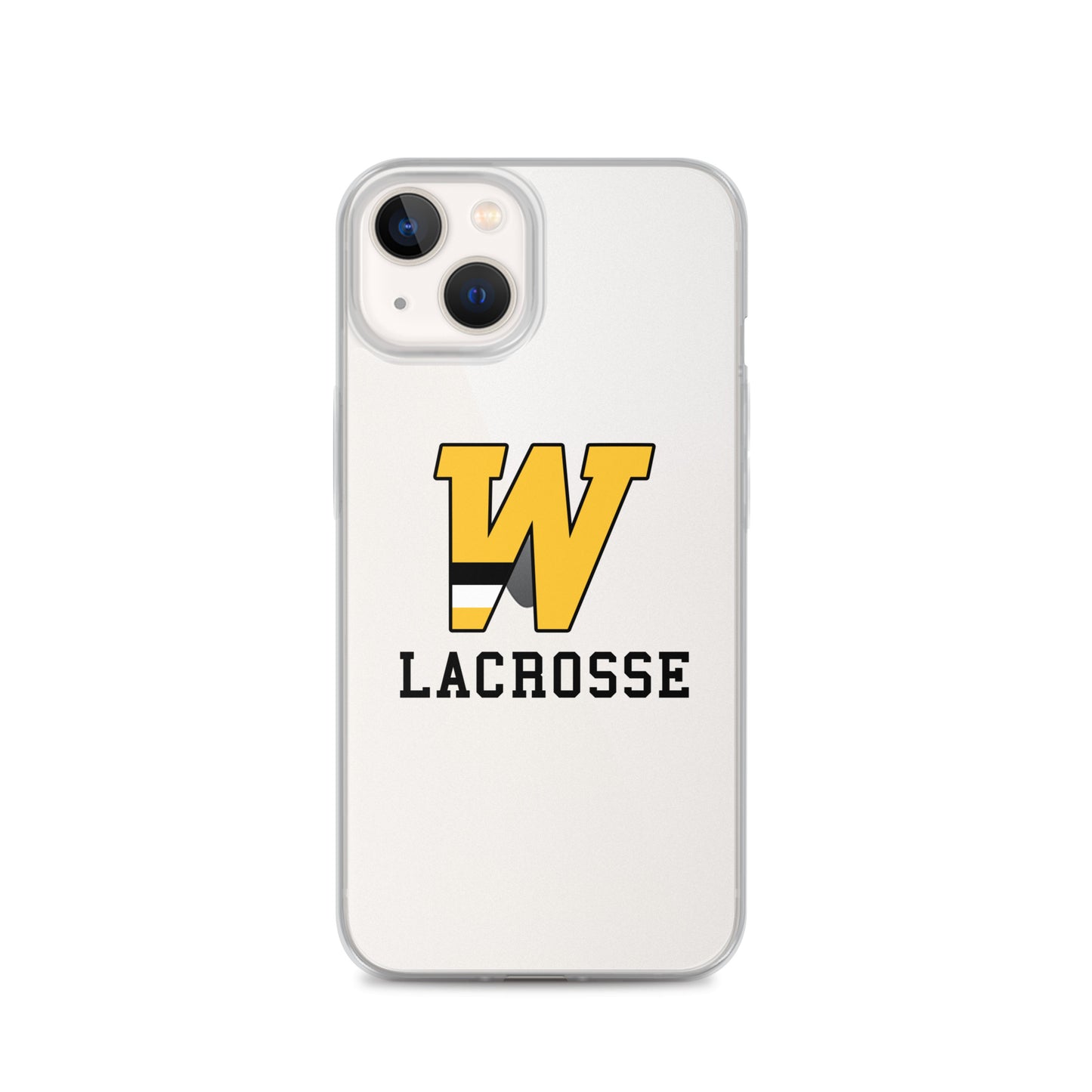 "W" Lacrosse Clear Case for iPhone®