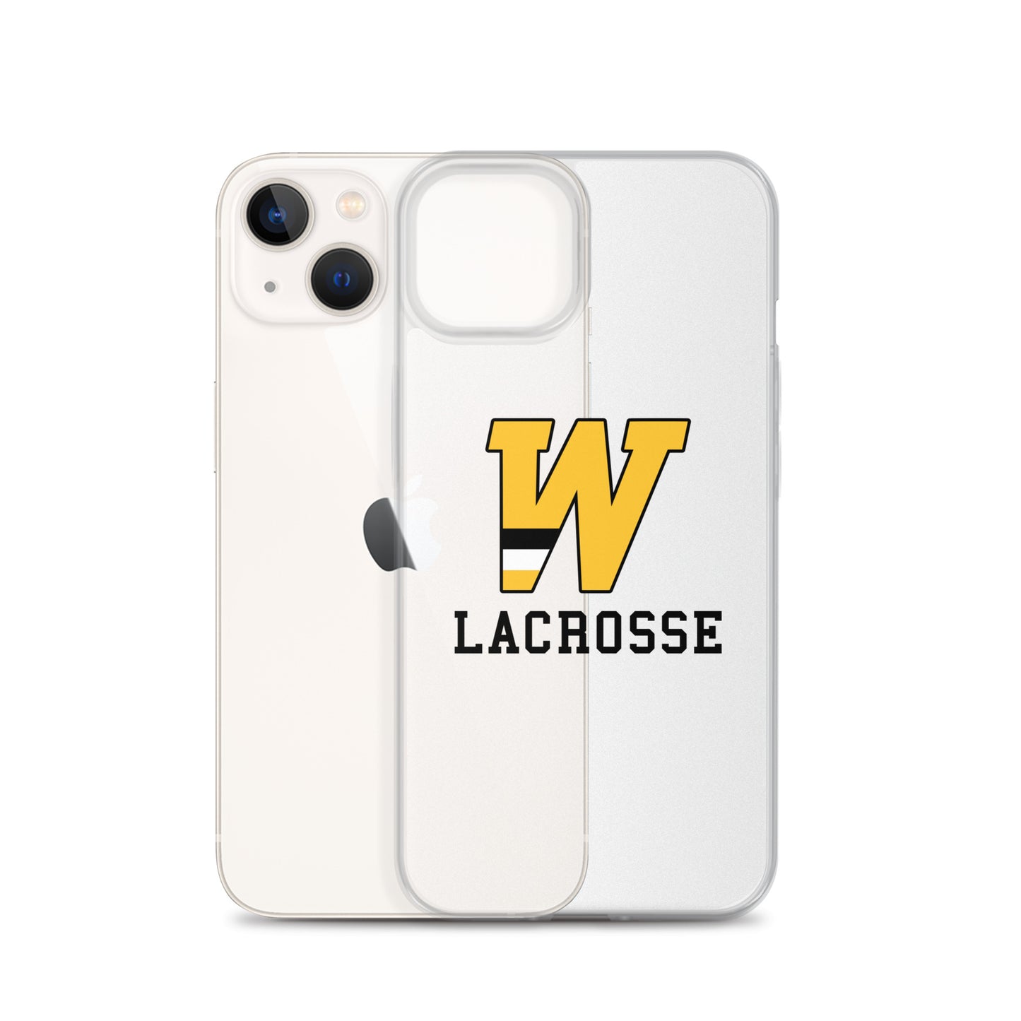 "W" Lacrosse Clear Case for iPhone®