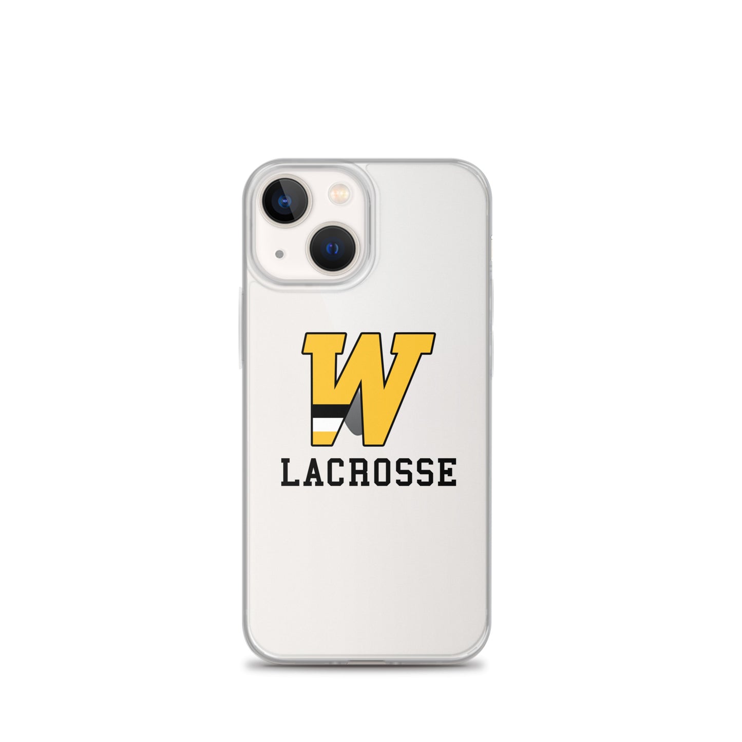 "W" Lacrosse Clear Case for iPhone®