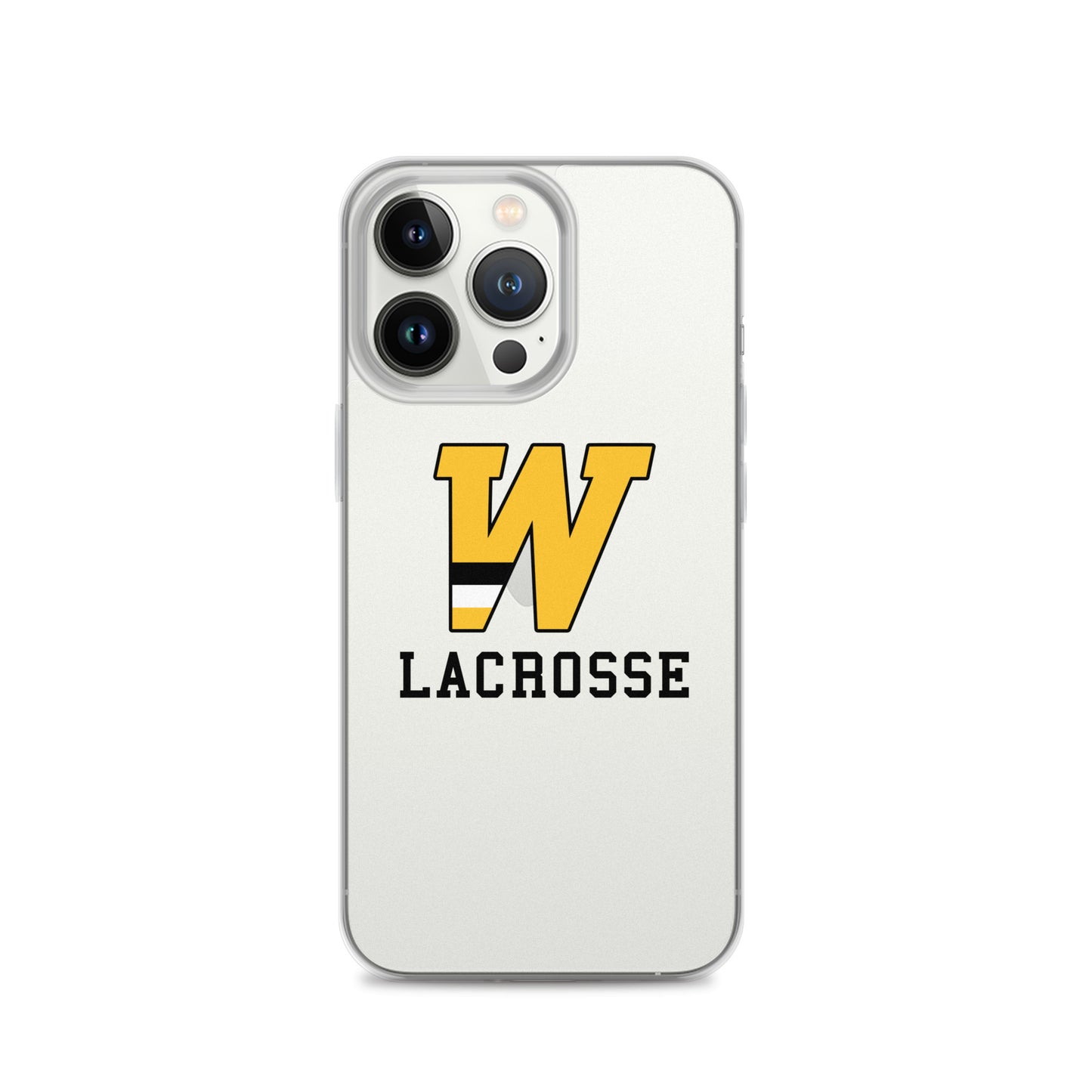 "W" Lacrosse Clear Case for iPhone®