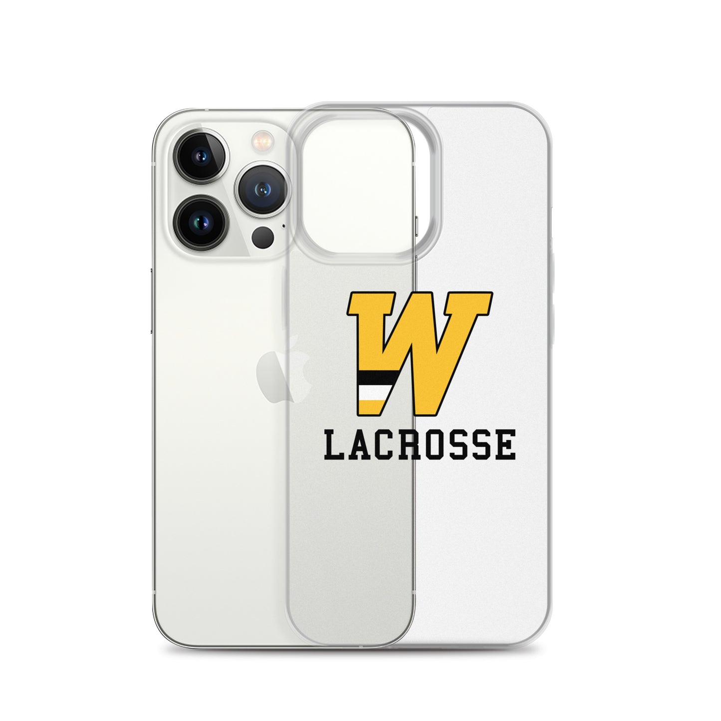 "W" Lacrosse Clear Case for iPhone®