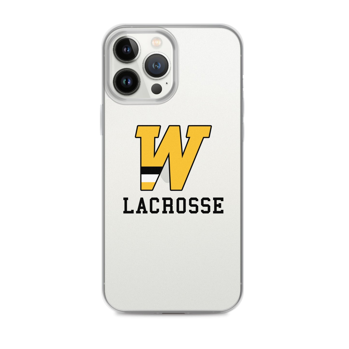 "W" Lacrosse Clear Case for iPhone®