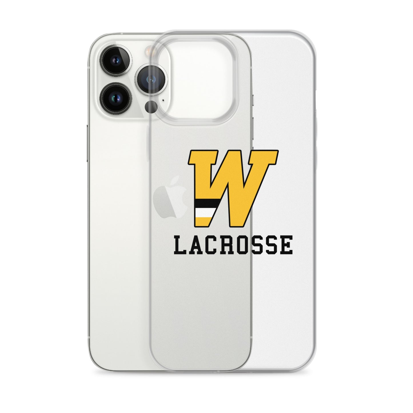 "W" Lacrosse Clear Case for iPhone®