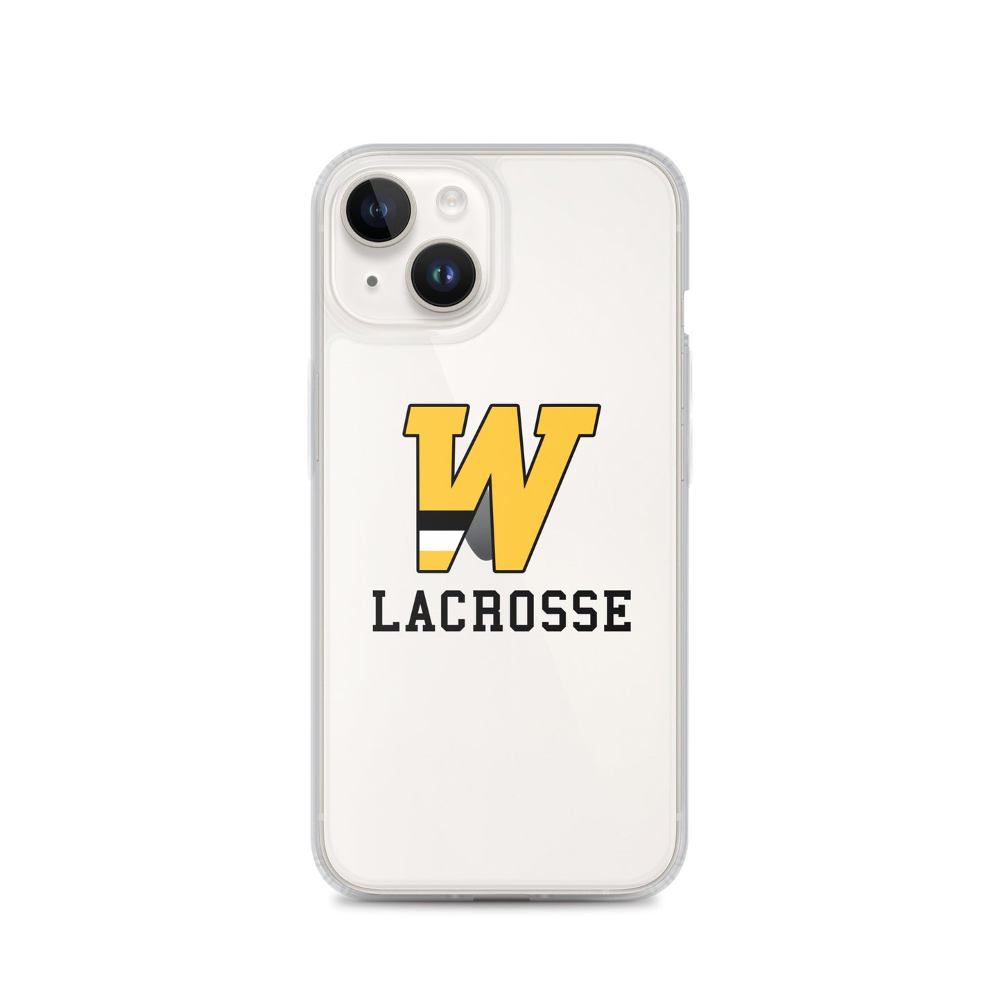 "W" Lacrosse Clear Case for iPhone®