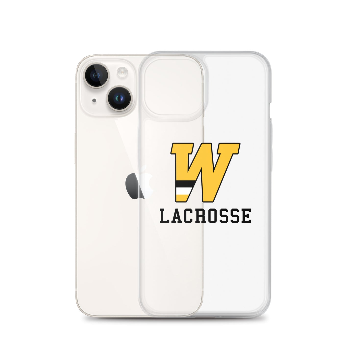 "W" Lacrosse Clear Case for iPhone®