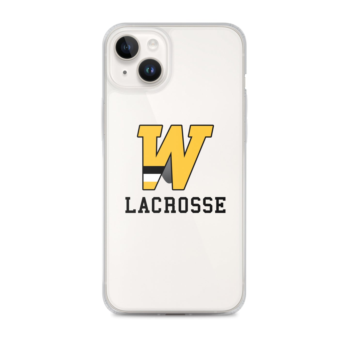 "W" Lacrosse Clear Case for iPhone®