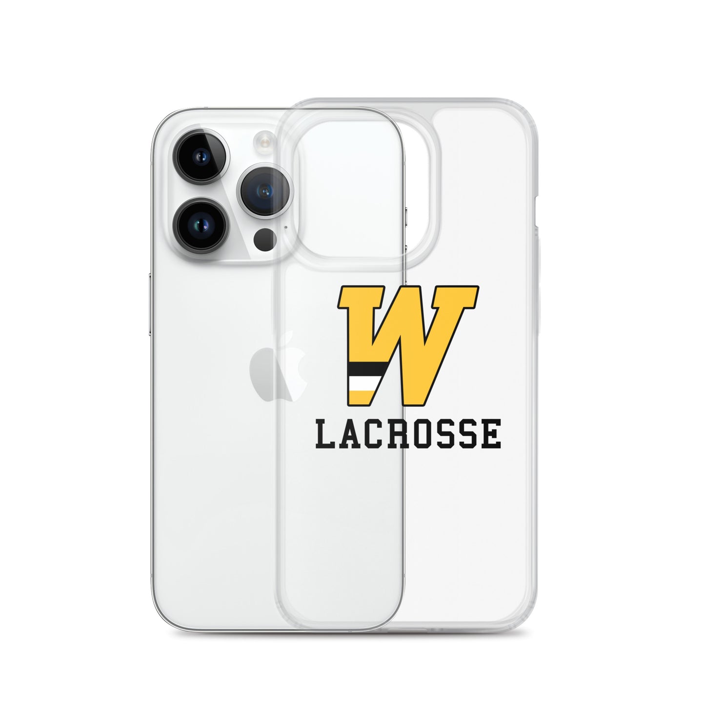 "W" Lacrosse Clear Case for iPhone®