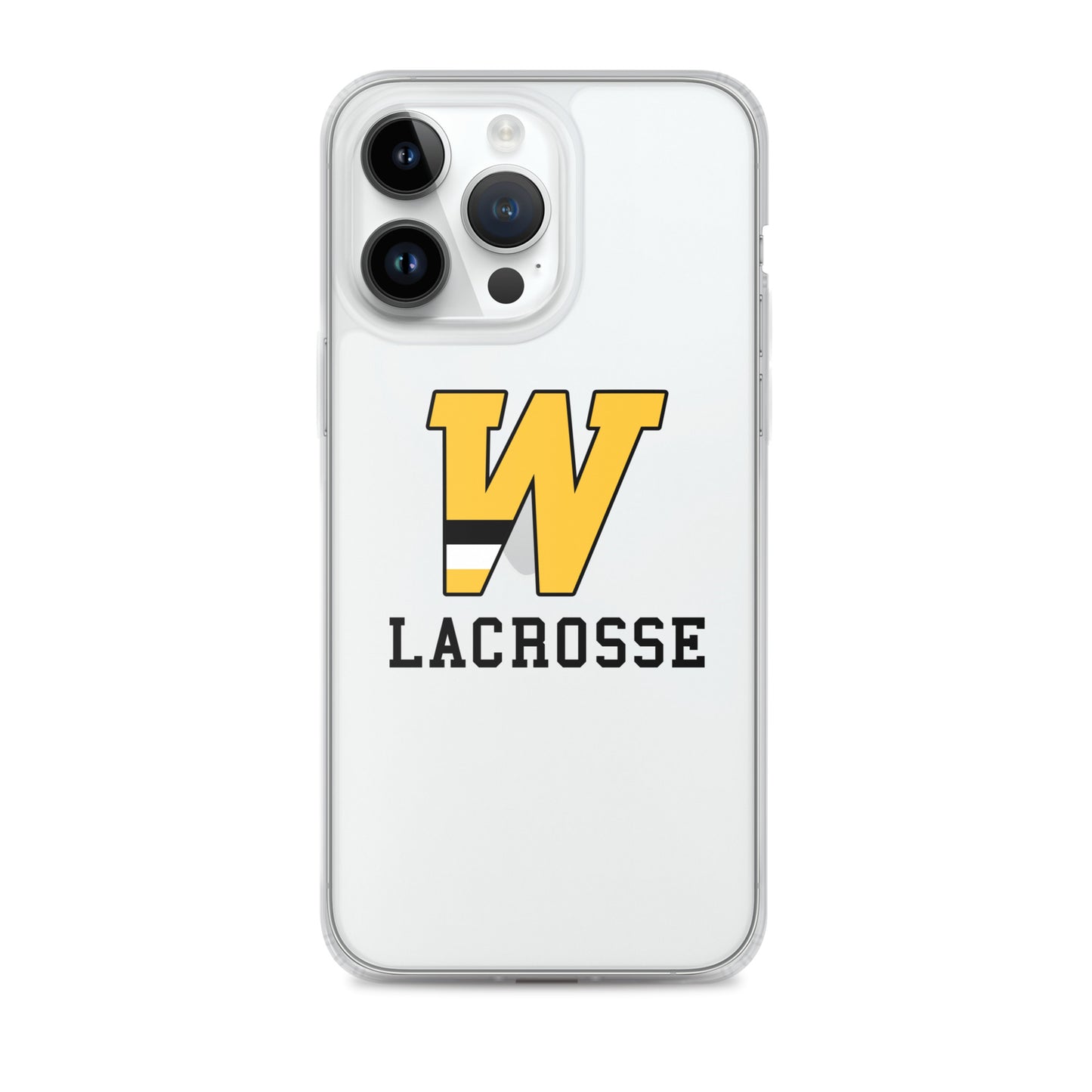 "W" Lacrosse Clear Case for iPhone®