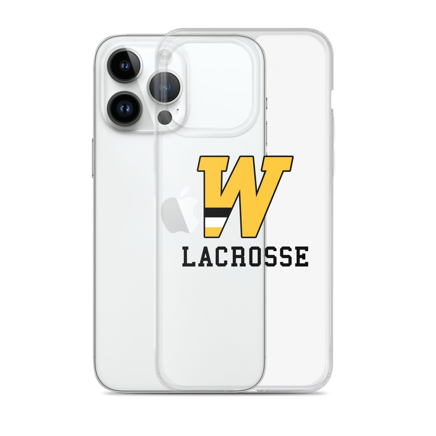 "W" Lacrosse Clear Case for iPhone®