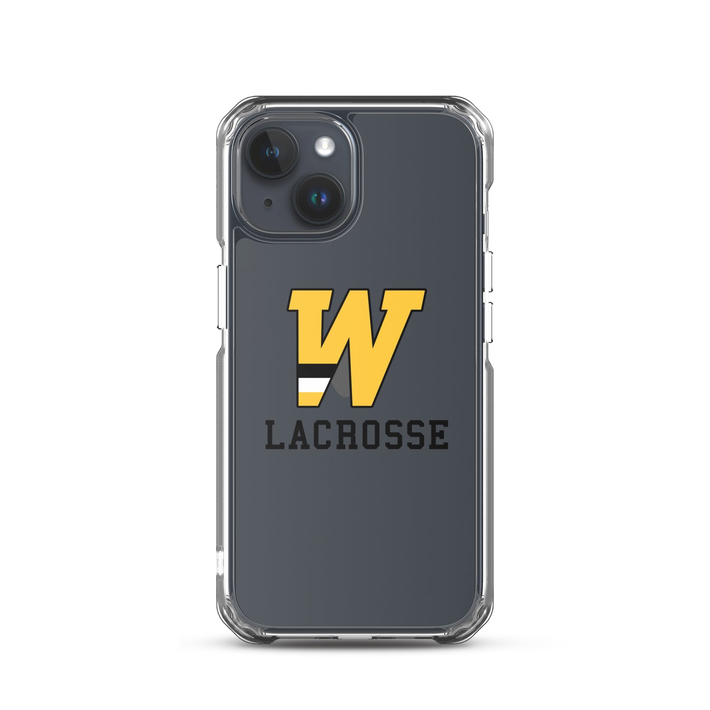 "W" Lacrosse Clear Case for iPhone®