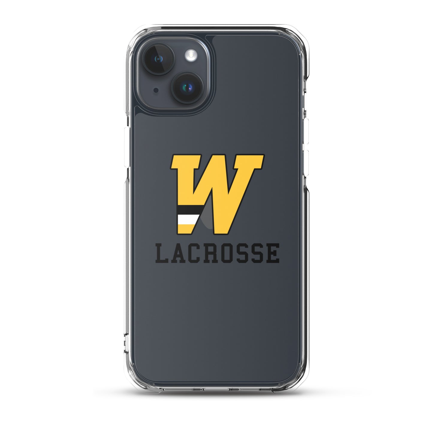 "W" Lacrosse Clear Case for iPhone®