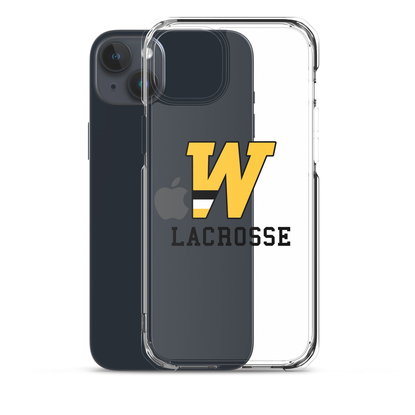 "W" Lacrosse Clear Case for iPhone®