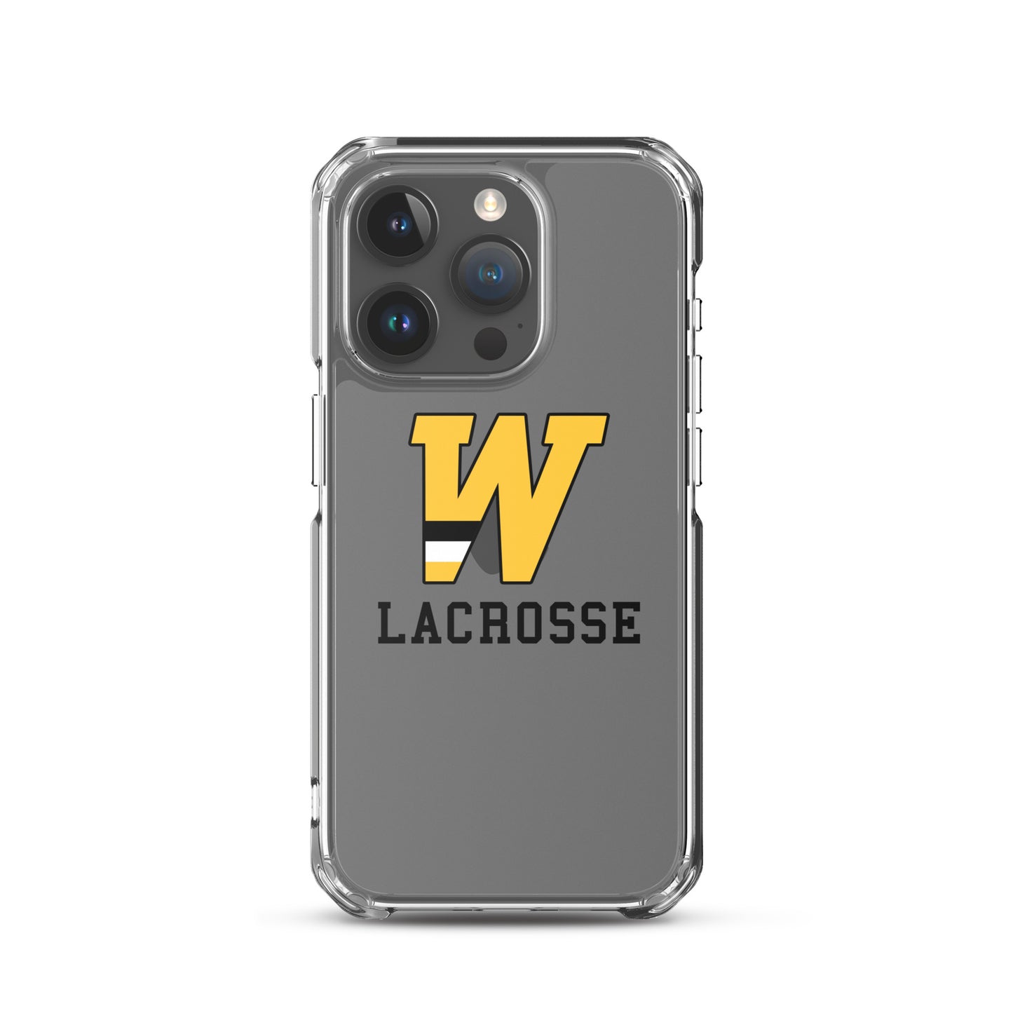 "W" Lacrosse Clear Case for iPhone®