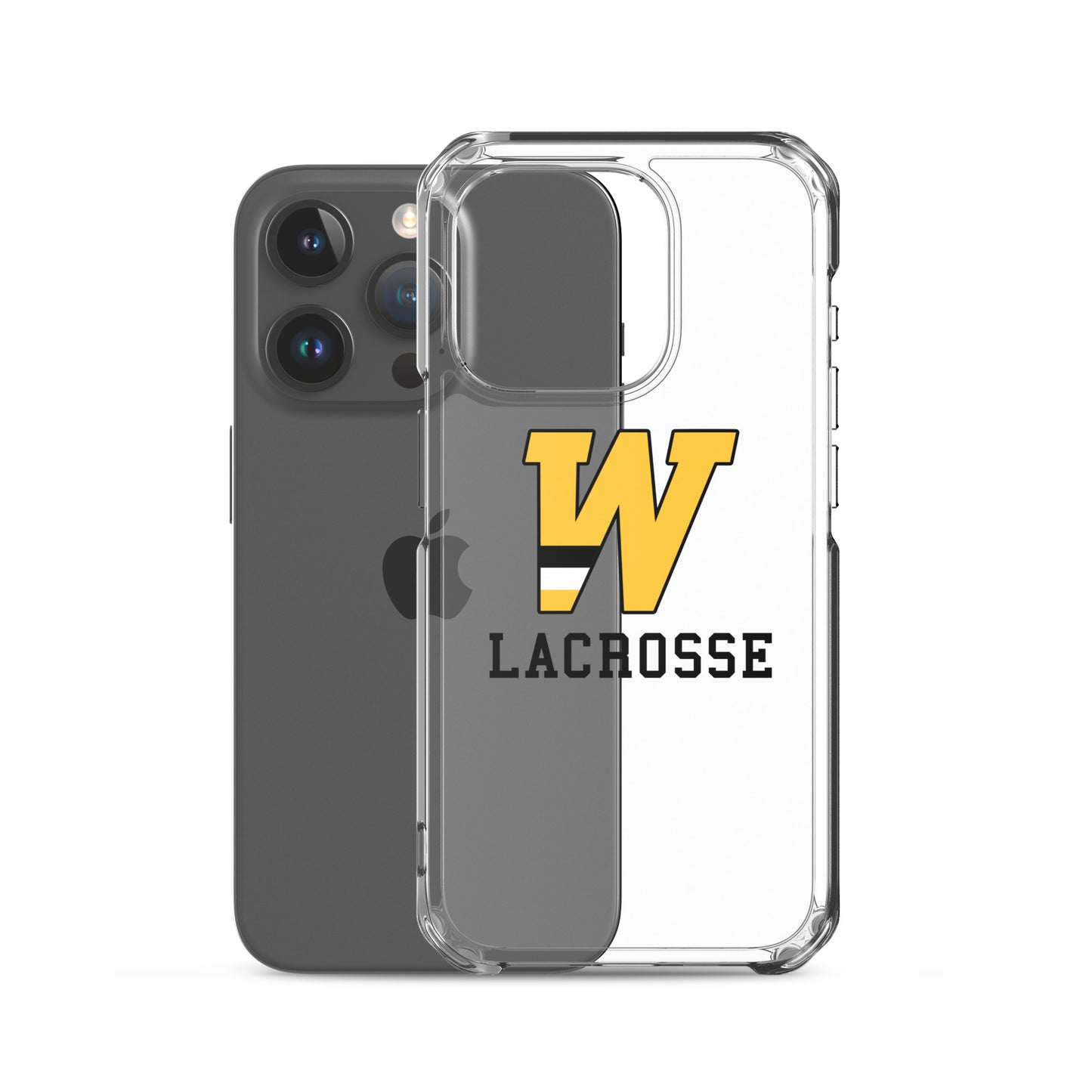 "W" Lacrosse Clear Case for iPhone®