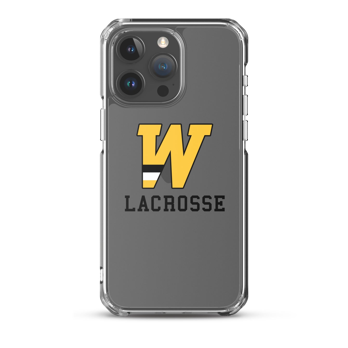 "W" Lacrosse Clear Case for iPhone®