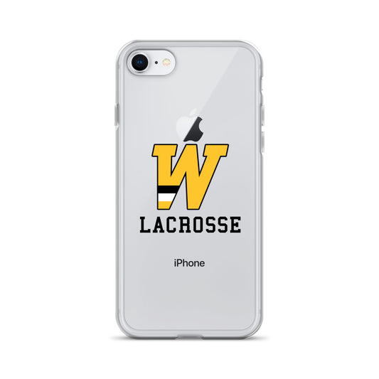 "W" Lacrosse Clear Case for iPhone®