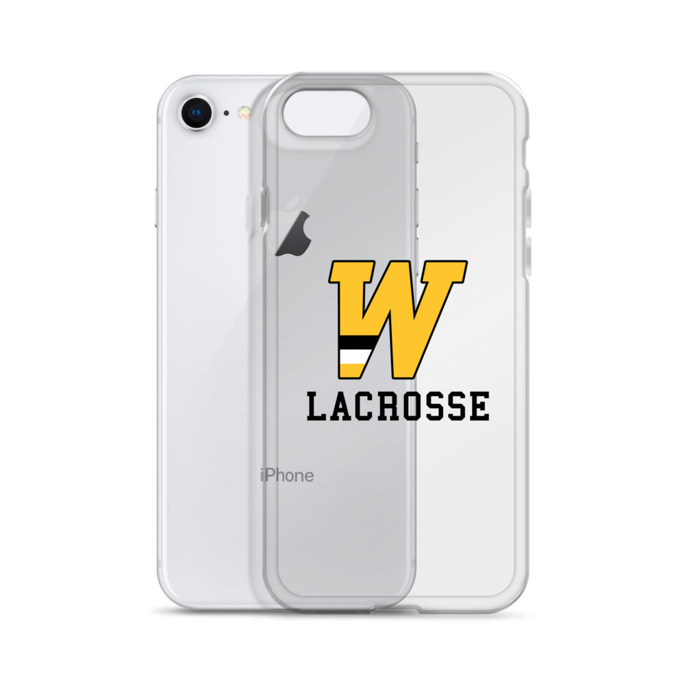 "W" Lacrosse Clear Case for iPhone®