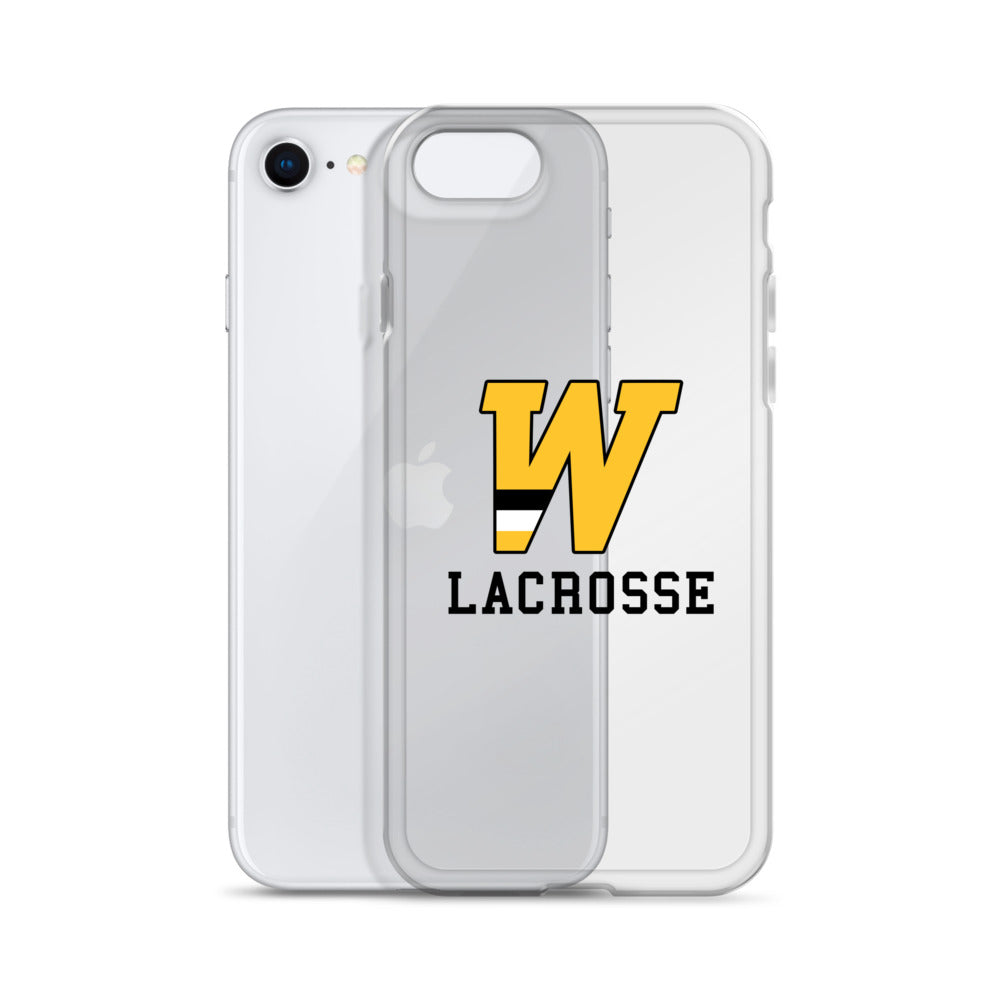 "W" Lacrosse Clear Case for iPhone®