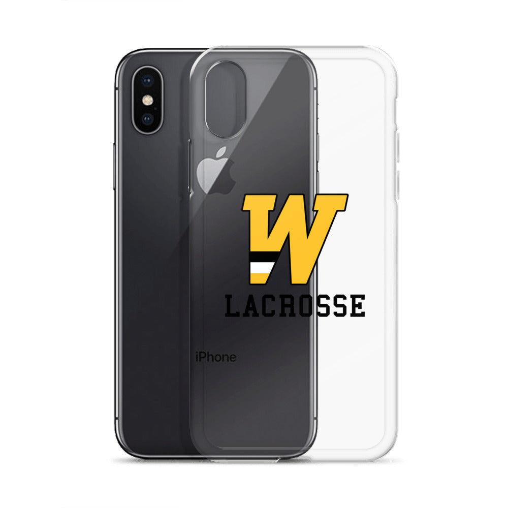 "W" Lacrosse Clear Case for iPhone®