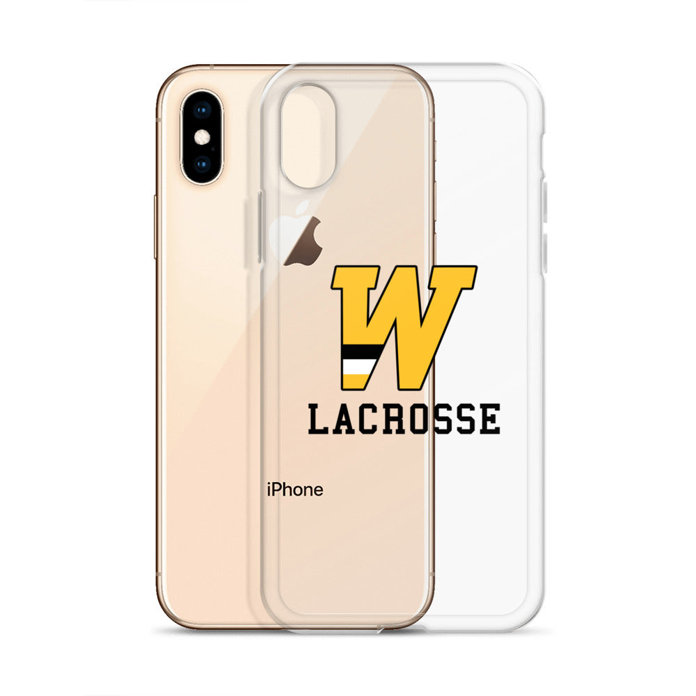 "W" Lacrosse Clear Case for iPhone®