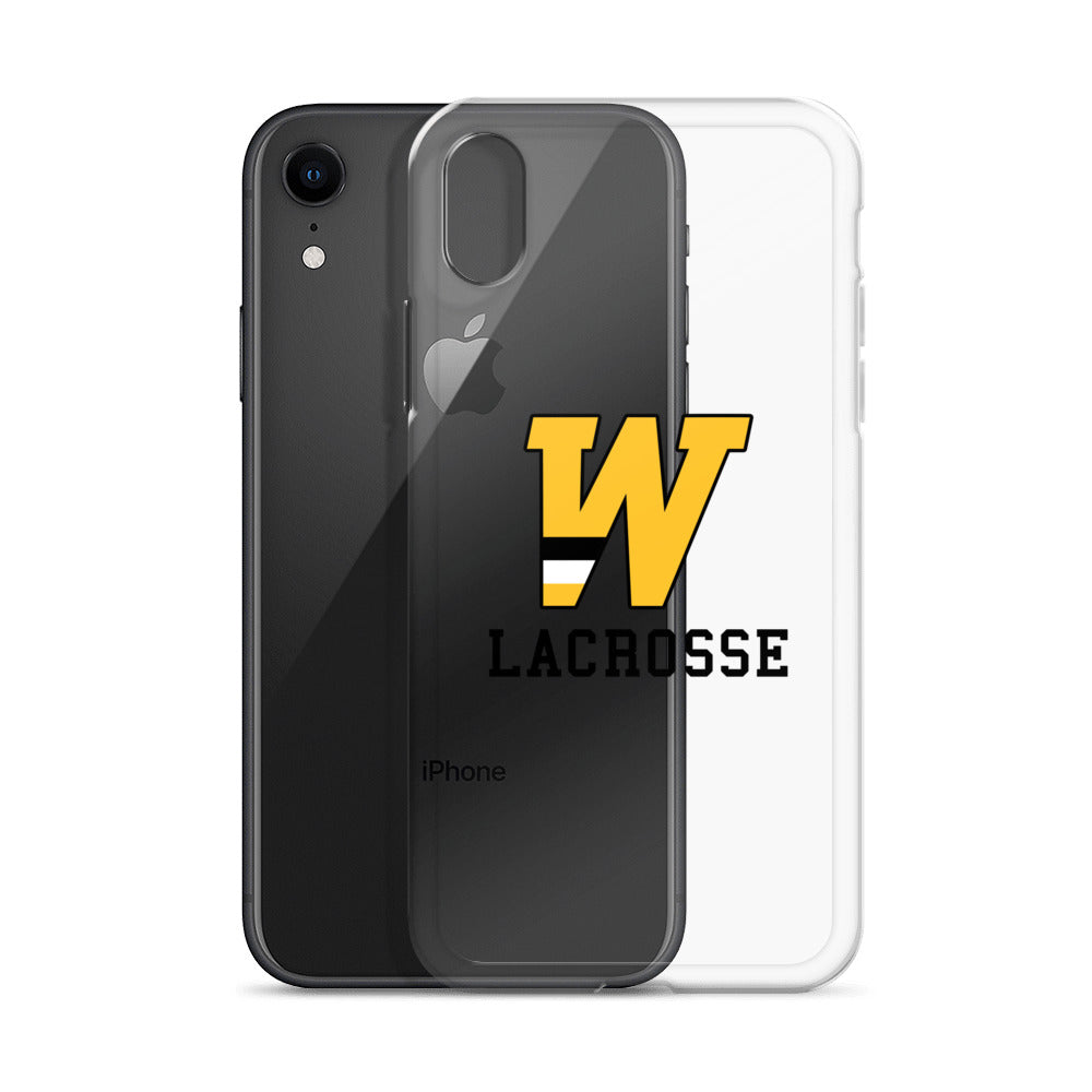 "W" Lacrosse Clear Case for iPhone®