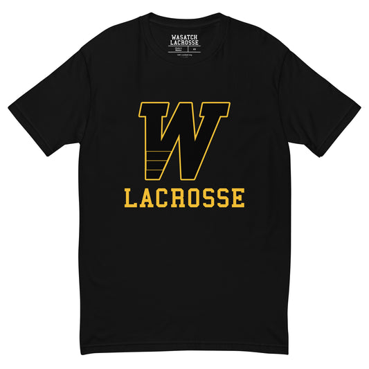 "W" Lacrosse Gold Short Sleeve T-shirt