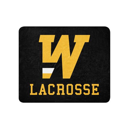 "W" Lacrosse Sherpa Blanket