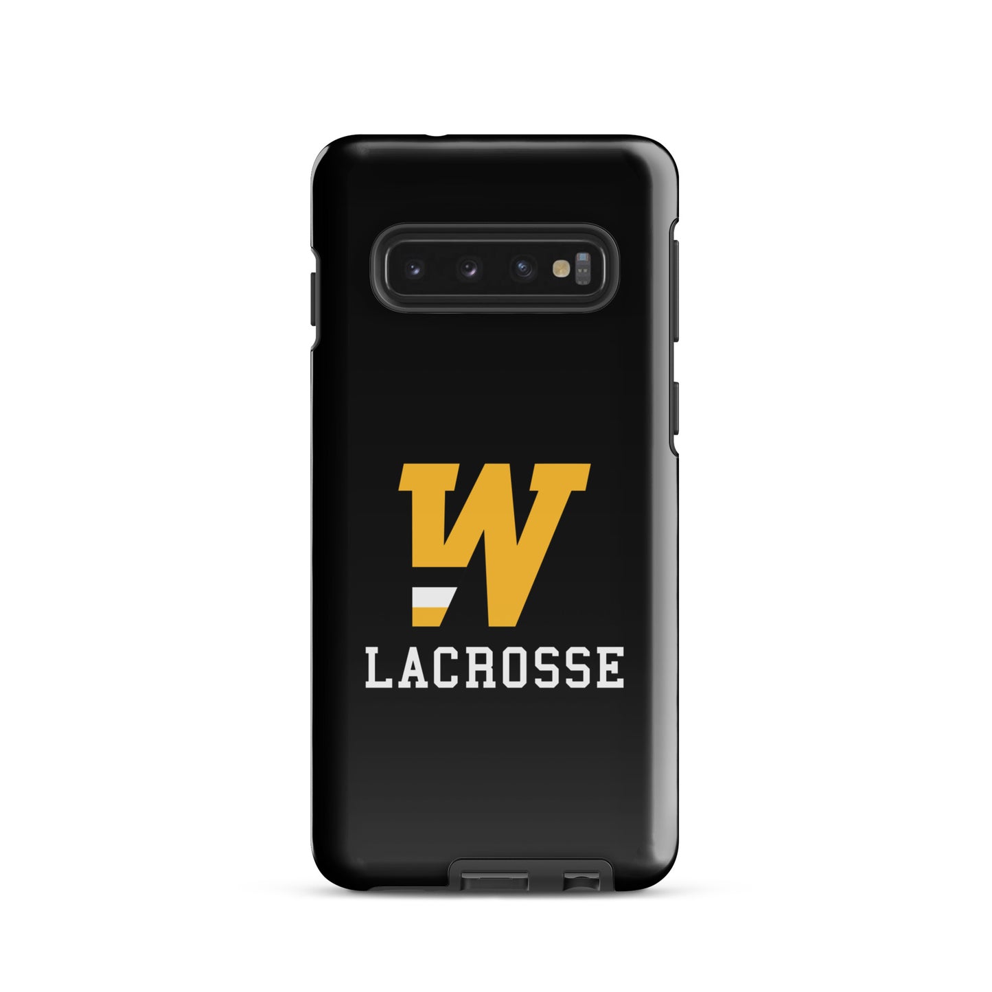 "W" Lacrosse Black Tough Case for Samsung®