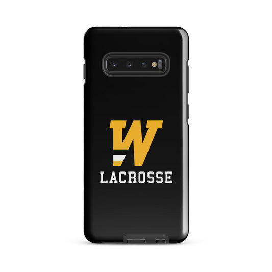 "W" Lacrosse Black Tough Case for Samsung®