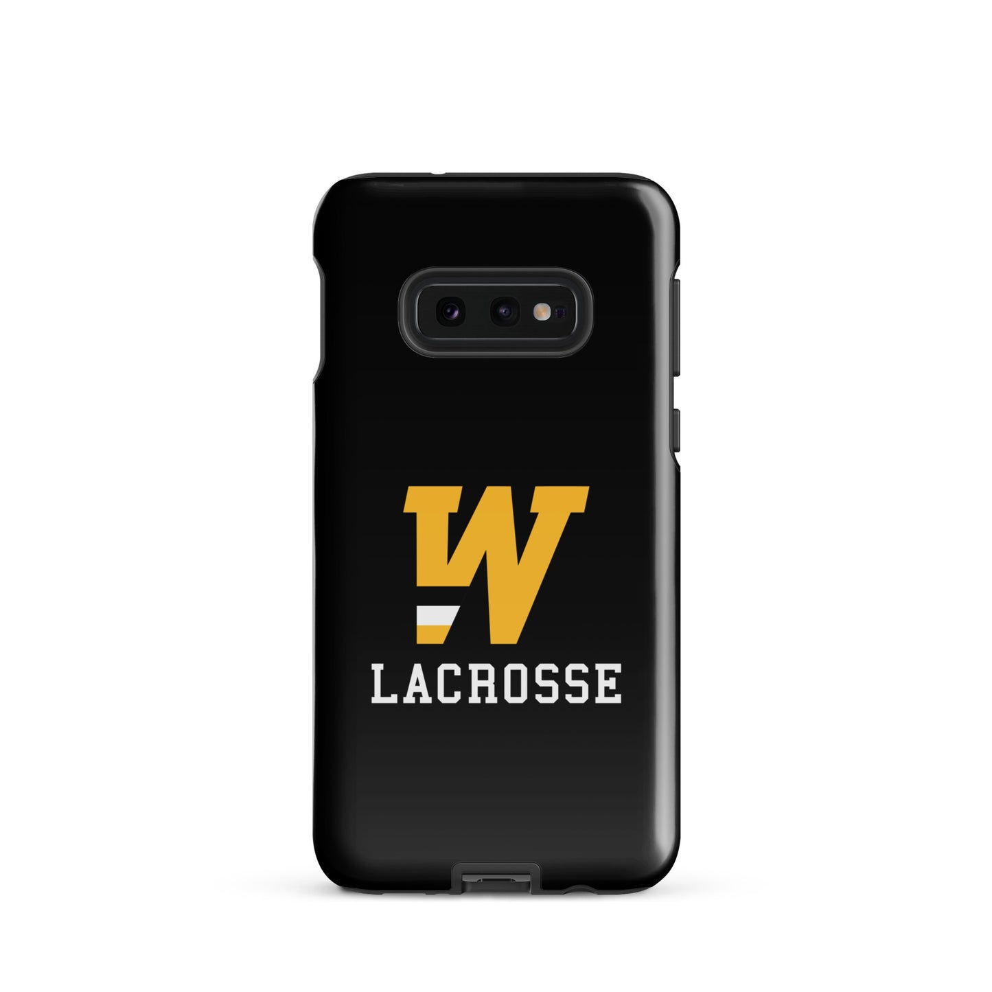 "W" Lacrosse Black Tough Case for Samsung®