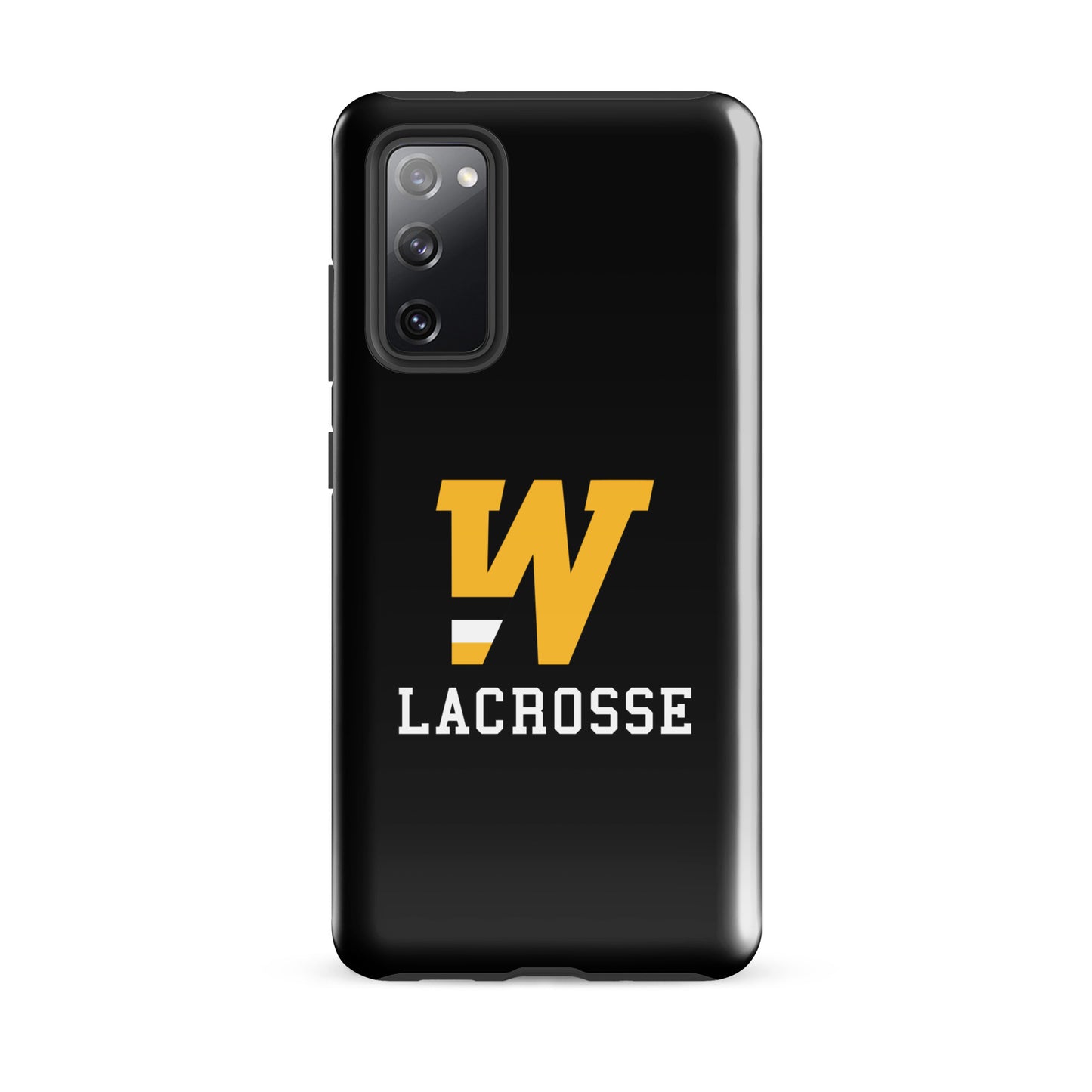 "W" Lacrosse Black Tough Case for Samsung®