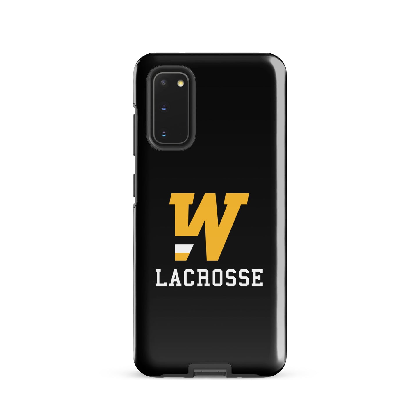 "W" Lacrosse Black Tough Case for Samsung®