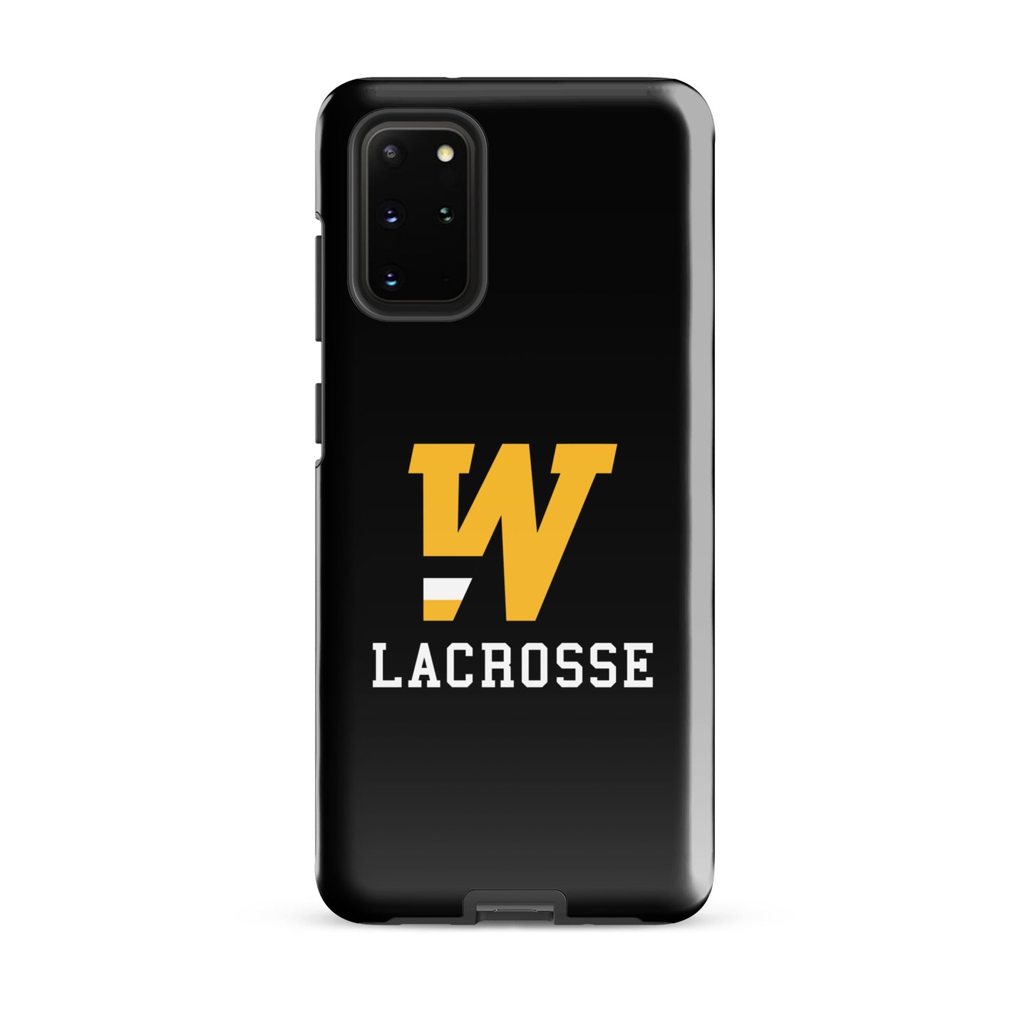 "W" Lacrosse Black Tough Case for Samsung®