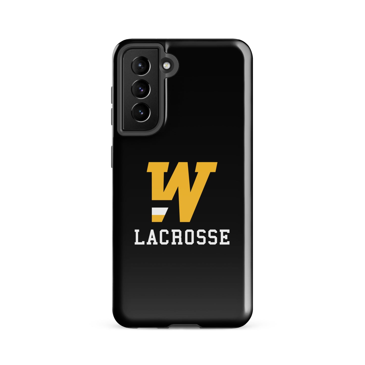 "W" Lacrosse Black Tough Case for Samsung®