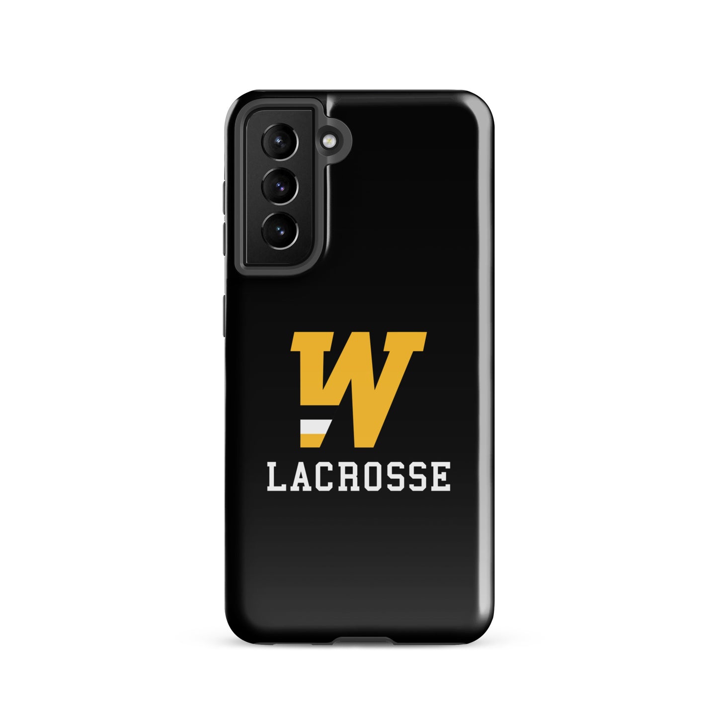 "W" Lacrosse Black Tough Case for Samsung®