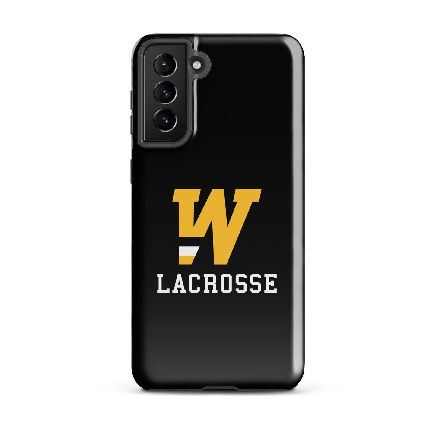 "W" Lacrosse Black Tough Case for Samsung®