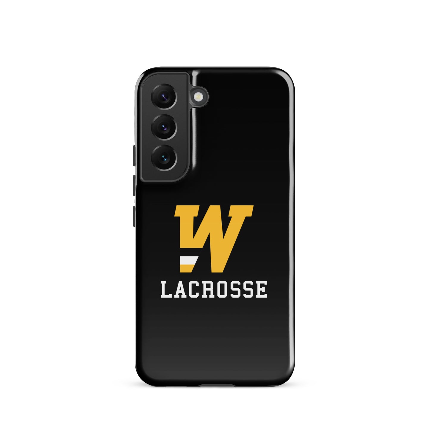 "W" Lacrosse Black Tough Case for Samsung®