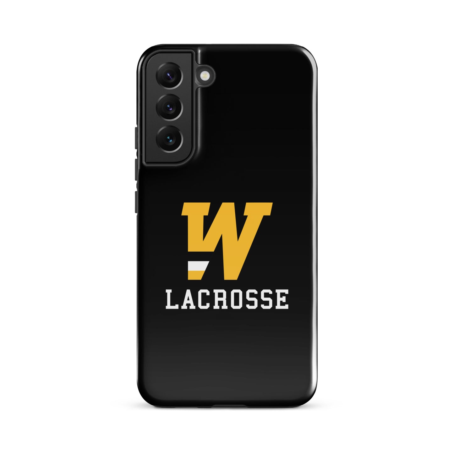 "W" Lacrosse Black Tough Case for Samsung®