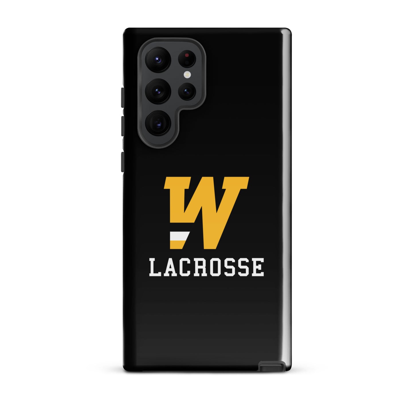 "W" Lacrosse Black Tough Case for Samsung®