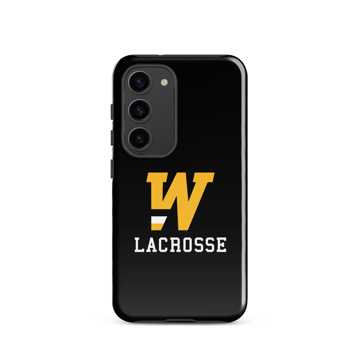 "W" Lacrosse Black Tough Case for Samsung®