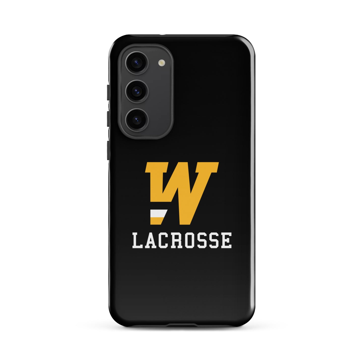 "W" Lacrosse Black Tough Case for Samsung®