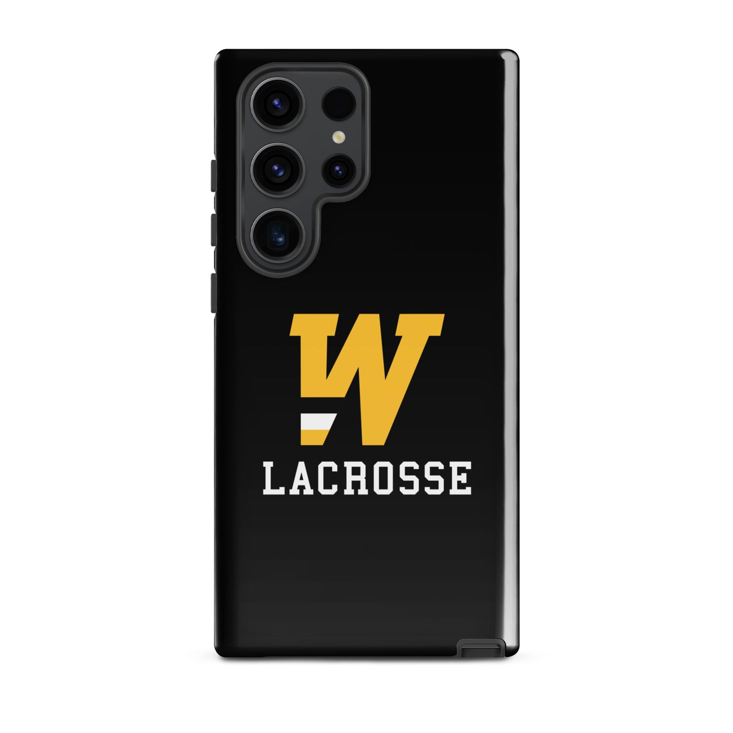 "W" Lacrosse Black Tough Case for Samsung®