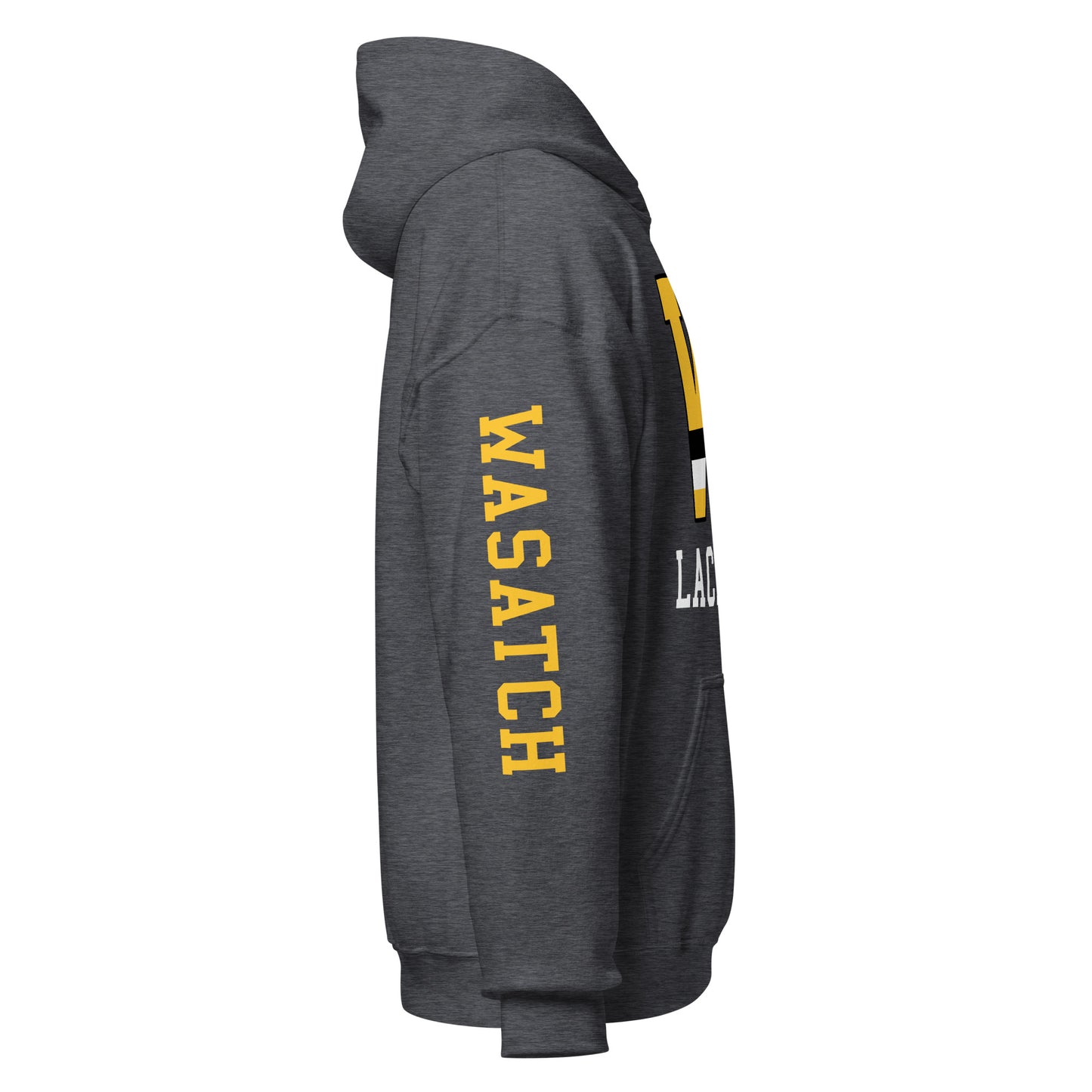 "W" Lacrosse with Sleeve Print Unisex Hoodie